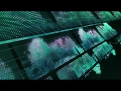 Flexible transparente LED-Display-Panel Glasfensterklebstoff LED-transparente Filmbildschirm