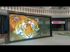 P10 Flexible LED Transparent Film Screen 960mm*240mm mit hängender Anlage