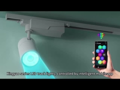 360 Einstellbare bewegliche LED-Spurleuchten Moderner asiatischer Stil Aluminiumkörper für Innenläden Mahlzeitenbars