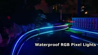 Hohe Helligkeit 30 mm wasserdicht RGB Vollfarbe Outdoor IP67 DC12V SMD3535 LED-Quelle Pixel Point Lig