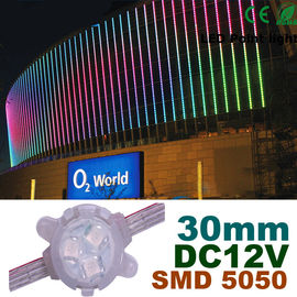 30mm DC12V RGB LED Pixel-Modul farbenreich für errichtende Dekoration