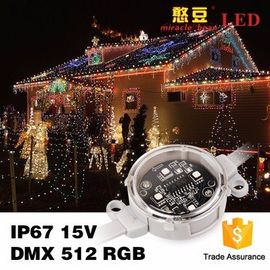 SMD5050 IP67 RGB LED Streifen-Licht 0.9Watt DC15V des Pixel-Weihnachtenled