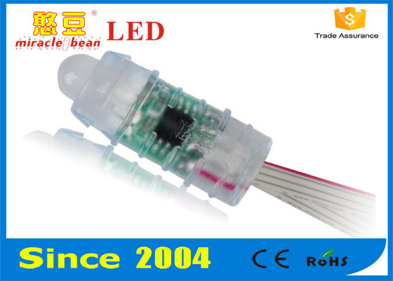 12mm 5V RGB XH6897 LED Pixel Light 0.3 Watt IP67 130 ° Viewing Angle