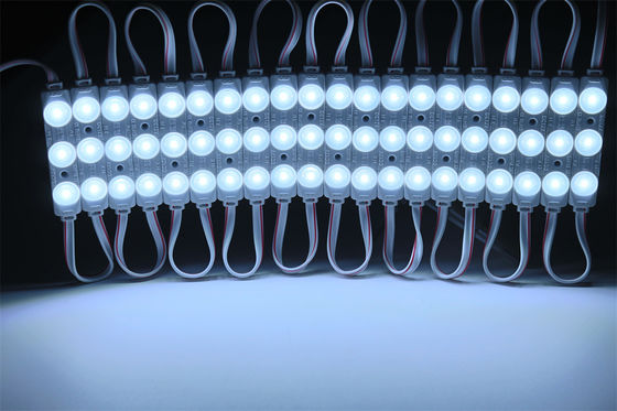 High Power 12v 3 Light SMD LED Module With Lens Waterproof Ip65 Injection 3030 Led Module For Lights
