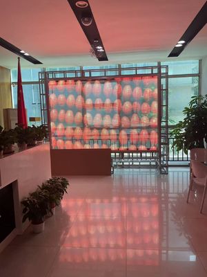Sticky Flexible Film LED Display Adhesive LED Transparent Film Screen For Glass