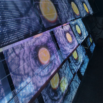 High Definition P6 LED Transparent Film Screen For Indoor Video Wall With Easy Installation And RGB DC5V