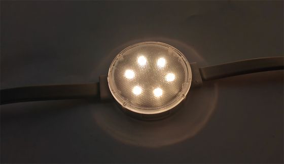 50mm RGB LED Point Light Smart Addressable Pixel Light Outdoor IP67 Waterproof High Brightness DMX Control for Building Facade Media Wall Bridge Lighting Holiday Decoration