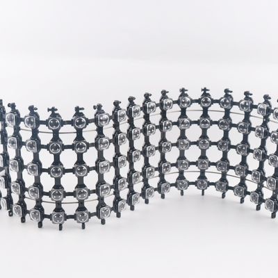 Outdoor LED Mesh Screen Advertising LED Mesh Curtain With Customizable Panel Size And Full Color Display