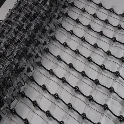 Flexible Transparent Mesh LED Screen with CE RoHS Certification and P100 Pixel Pitch