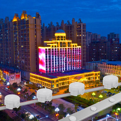 1W RGB Permanent Led Christmas Led Pixel Point Light Waterproof Customized IP67 0.4W 5V 30mm for Outdoor Building Lighting