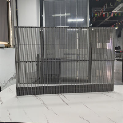 Factory Price Full Colour Grille Mesh Screen Transparent Led  IP67 RGB P3.91 Grille Mesh Screen LED Mesh Video Screen