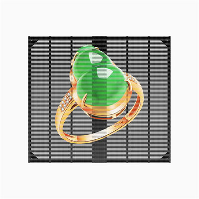 High Transparency P2.6 Glass Advertising Screen Transparent Mesh Module Display for Outdoor Led Component SMD1921 Display