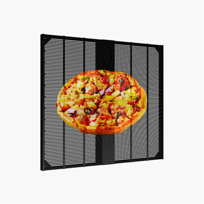 Transparent Screen  Manufacturers  Full Color New Technology  RGB P2.6 Window Outdoor LED Display Led Grille Screen