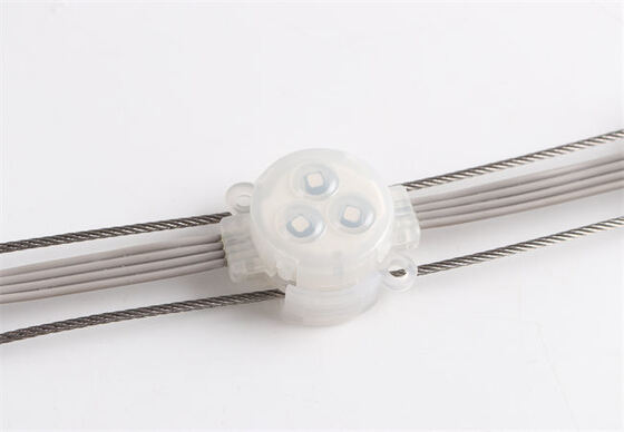 RGB DC12V LED Pixel Light 30mm SMD5050 IP67 PC Waterproof 1W Outdoor Building Facade Point Lights