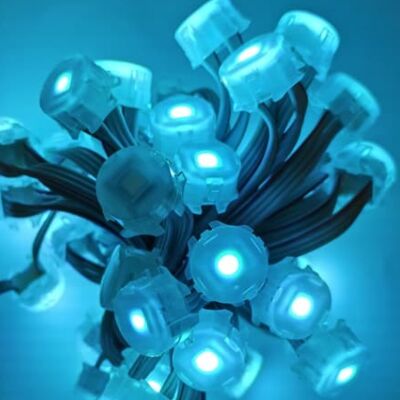 IP67 Waterproof 20mm DC12V SMD5050 LED Point Light Flexible PC Material Lighting