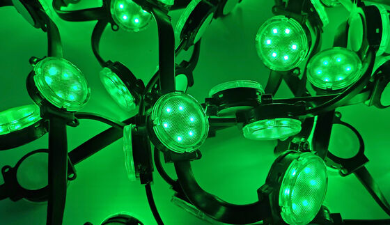 Hot Product 48V LED Point Light Source RGBW Ferris Wheel Dedicated Ambient Light, IP67 Protection, DMX512 Control