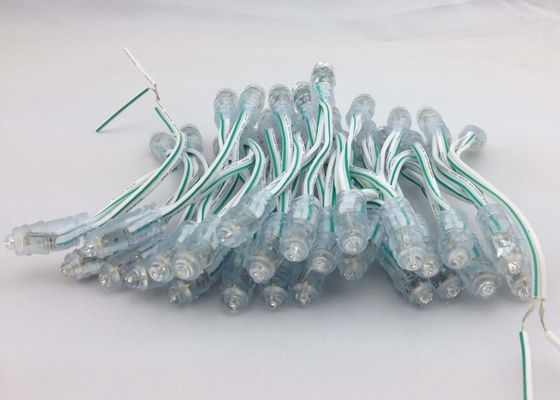 Single Color 5MM Straw Hat Brightness LED Pixel Light , LED Point Light