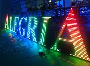 Asphaltieren Sie LED beleuchtete Zeichenbuchstaben für Werbung- im Freiendekoration