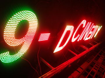 Große dekorative gut fabrizierte Oberflächenpunkt-Licht-geführte Buchstabe-Lichter des lit-LED im Freien