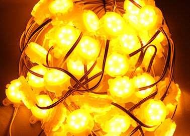 Gelbes LED Punkt-Licht DC24V 0.6W 30mm SMD 5050 für Buchstabe-Dekoration
