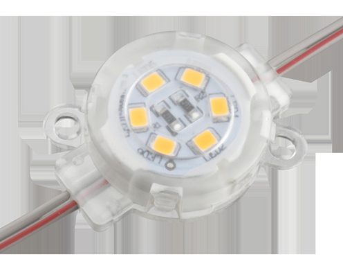 Einzelnes Punkt-Licht im Freien IP67 der Farbe30mm LED imprägniern Körper PC 0.6W 12V 30mm