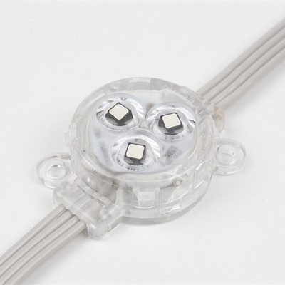 Punkt helles IP67 wasserdichtes 0.75W DMX512 Smd3535 DC5V 30mm RGB LED