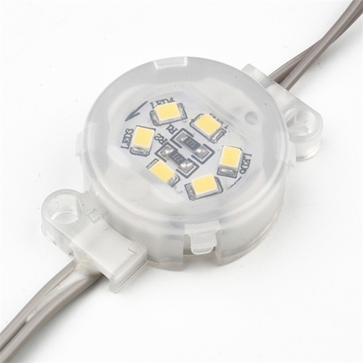 Punkt-Licht wasserdichtes IP67 0.5W Smd2835 DC12V 30mm einzelnes Farbeled im Freien