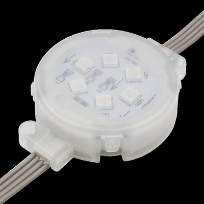 Wasserdichter Punkt im Freien helles 1.5W Smd5050 DC24V 50mm RGB DMX512 IP67 LED