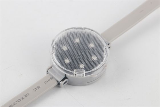 Signal-Pixel-Licht-Punkt-Quelle IP67 LED Punkt-helle 1.8W DC15V 40mm Smd3535 DMX512 3RGB+3W