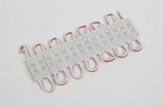 RGB Full Color 1.2w 12v Outdoors IP67 Waterproof 2835 3LED SMD Injection LED Module For Advertising