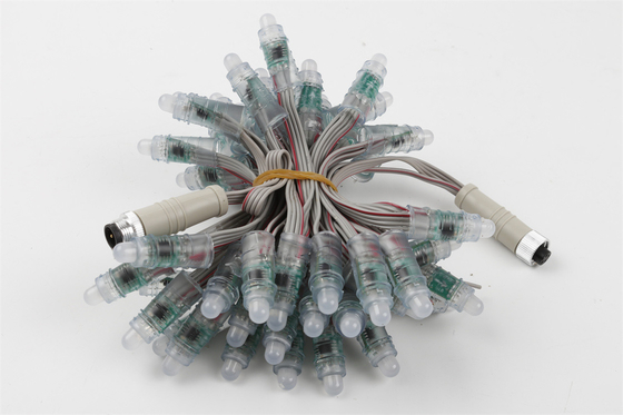 12 mm wasserdichte LED-Pixelleuchte für den Außenbereich, vollfarbig, 0,3 W, DC5 V, IP67