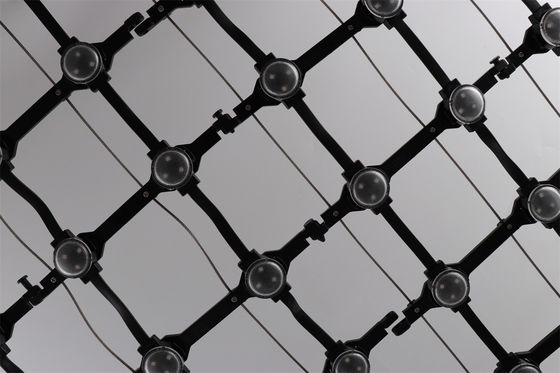 Flexible Outdoor Permanente LED Mesh Bildschirm Festival Dekoration Werbung
