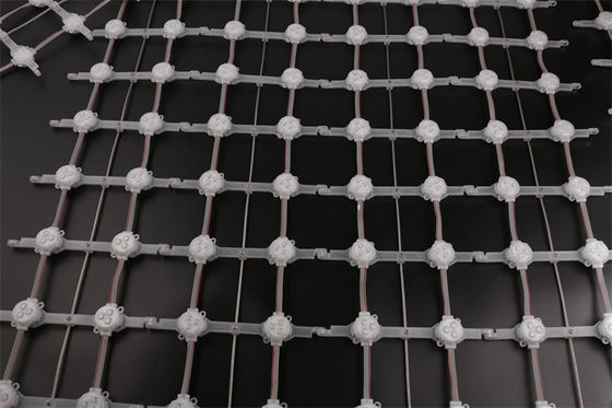 Miracle Bean Customized LED Mesh Screen IP67 30mm DMX512 RGB LED Net Screen