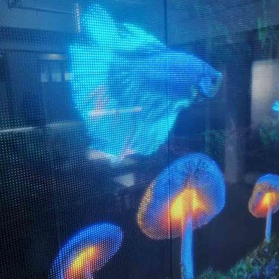 P6.25 Flexible LED Transparent Film Screen Indoor Soft Adhesive Super Slim LED-Display
