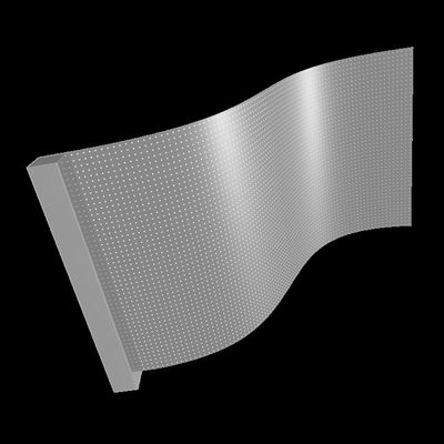 Super Slim Led Screen PCB Board Flexible Transparent Film P20 Werbung Led Display Einfache Installation