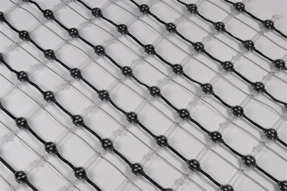 IP67 Wasserdicht 30mm Flexibles LED-Gitterbildschirm für Glasvorhang Außengebäude