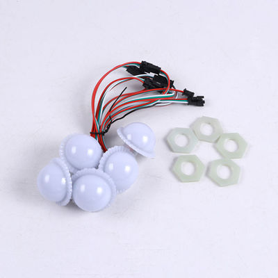 Amusement Programmable Carnival LED Light 45mm 2W DC12V RGB For Outdoor Decoration Lighting