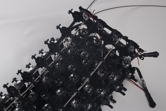 High Definition Outdoor LED Mesh Full Color P50 DC12V 25MM RGB LED Mesh Screen