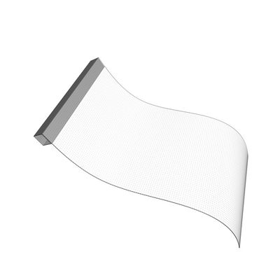 DC5V P8 Flexibler transparenter LED-Bildschirm für Fenster und Glas
