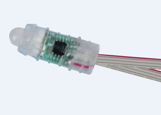 Bullet Type 12MM Led Pixel , F8 DC05V RGB full Color LED Pxiel String Light