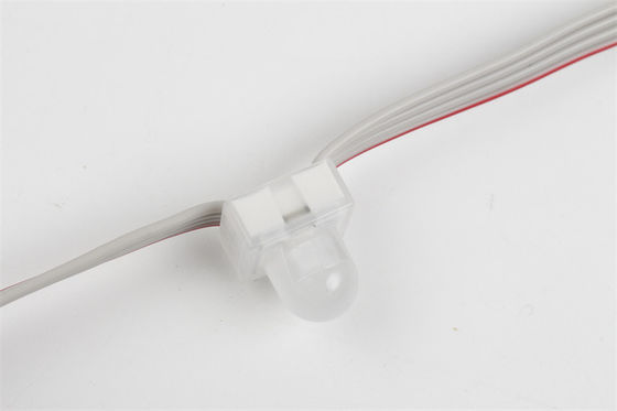 Außenbeleuchtung Quadratische digitale RGB LED-Pixel 0,3W 12mm DC12V 50pcs A String