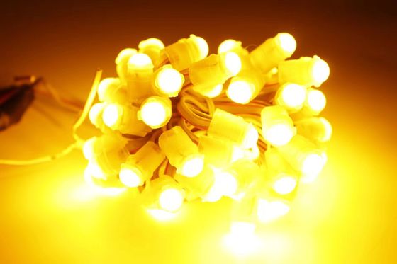 Neues Design Außen gelb Amusement Pixel LED 12V 9MM Dekorativ LED Pixel Licht