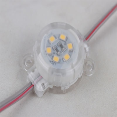 LED-Punktlicht Permanente Urlaubsdekoration Lichthaus DC9V 0,75W 25mm Außenwasserdichte LED-Punktlampe RGBW