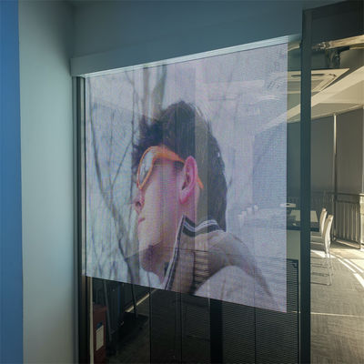 P6 Superschlanke transparente LED-Film für Innenvideowände Einfache Installation mit PCB-Board RGB DC5V