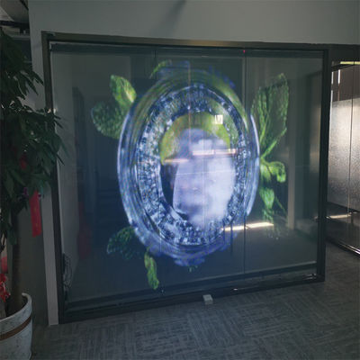 Flexible LED Transparent Film Bildschirm Einfache Installation Für Werbung LED-Panel-p8