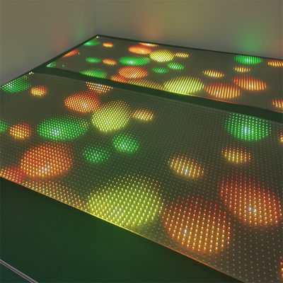 P10 RGB-Farb-LED-Transparenter Filmbildschirm Indoor Hard / Flexible LED-Displaybildschirm