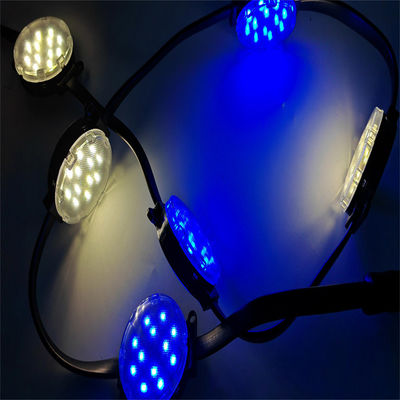 Außenwasserdichte LED-Pixelpunktbeleuchtung mit 50 mm Durchmesser und PC-Lampenkörpermaterial