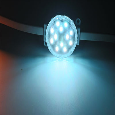 IP67 Wasserdicht DC24V 50MM DMX LED RGB Pixellicht Programmierbar Farb-Smart Point Licht Außen