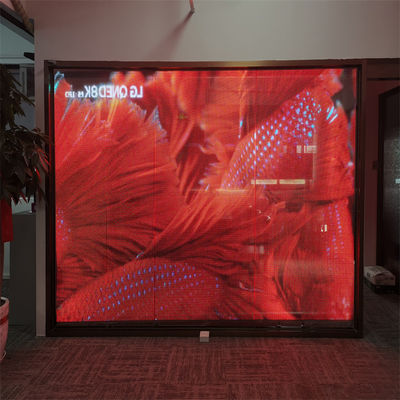 High Definition P6 LED Transparent Film Bildschirm für Innen Video Wand mit einfacher Installation und RGB DC5V