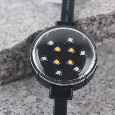 IP67 wasserdicht RGB 50mm SMD3535 DMX512 Smart Pixel LED Punktlichter PC-Körper.
